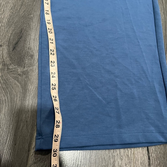 Women’s Mid a Rise Pull On Knit Utility Pants. Blue. M - Picture 14 of 14